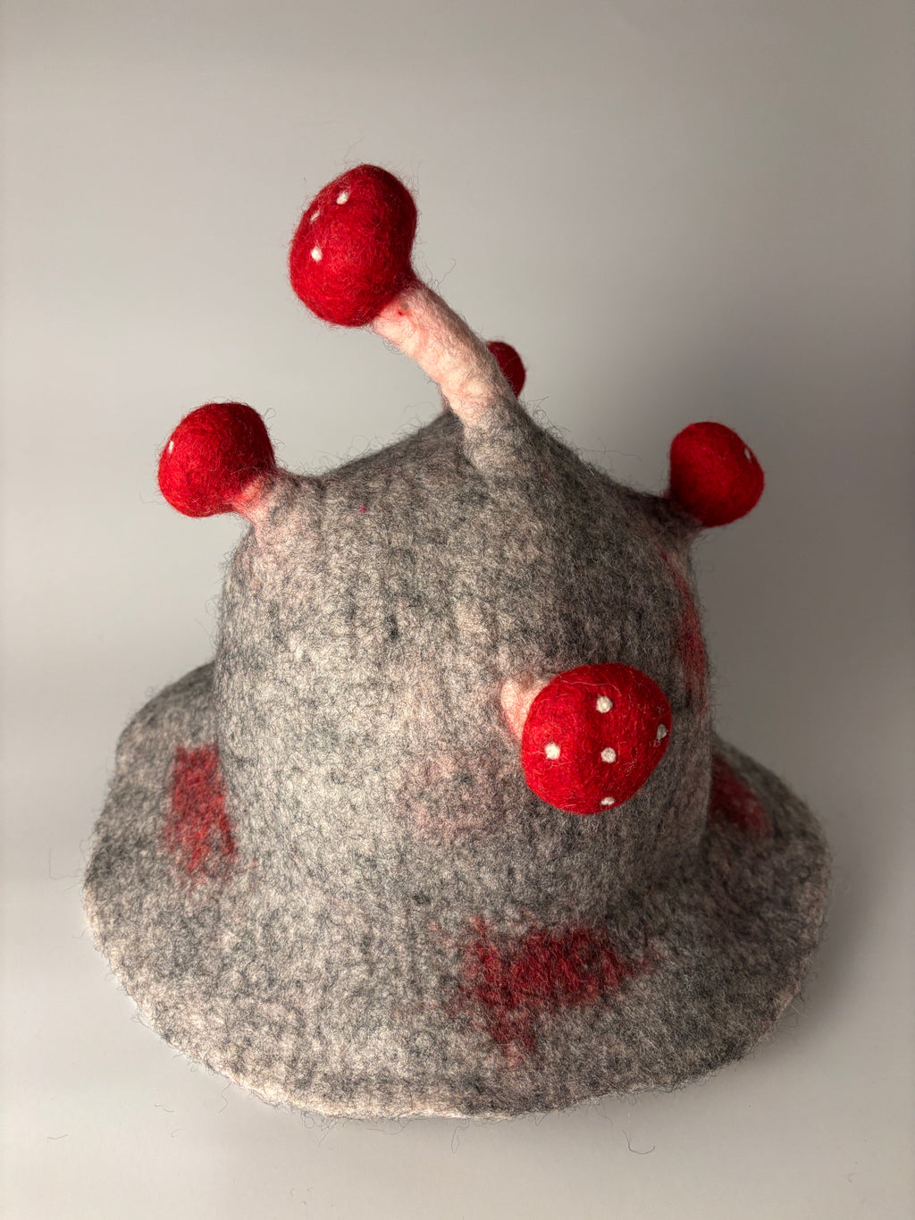 Happy Toadstool - Grey
