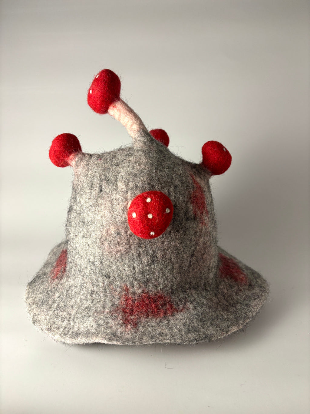 Happy Toadstool - Grey