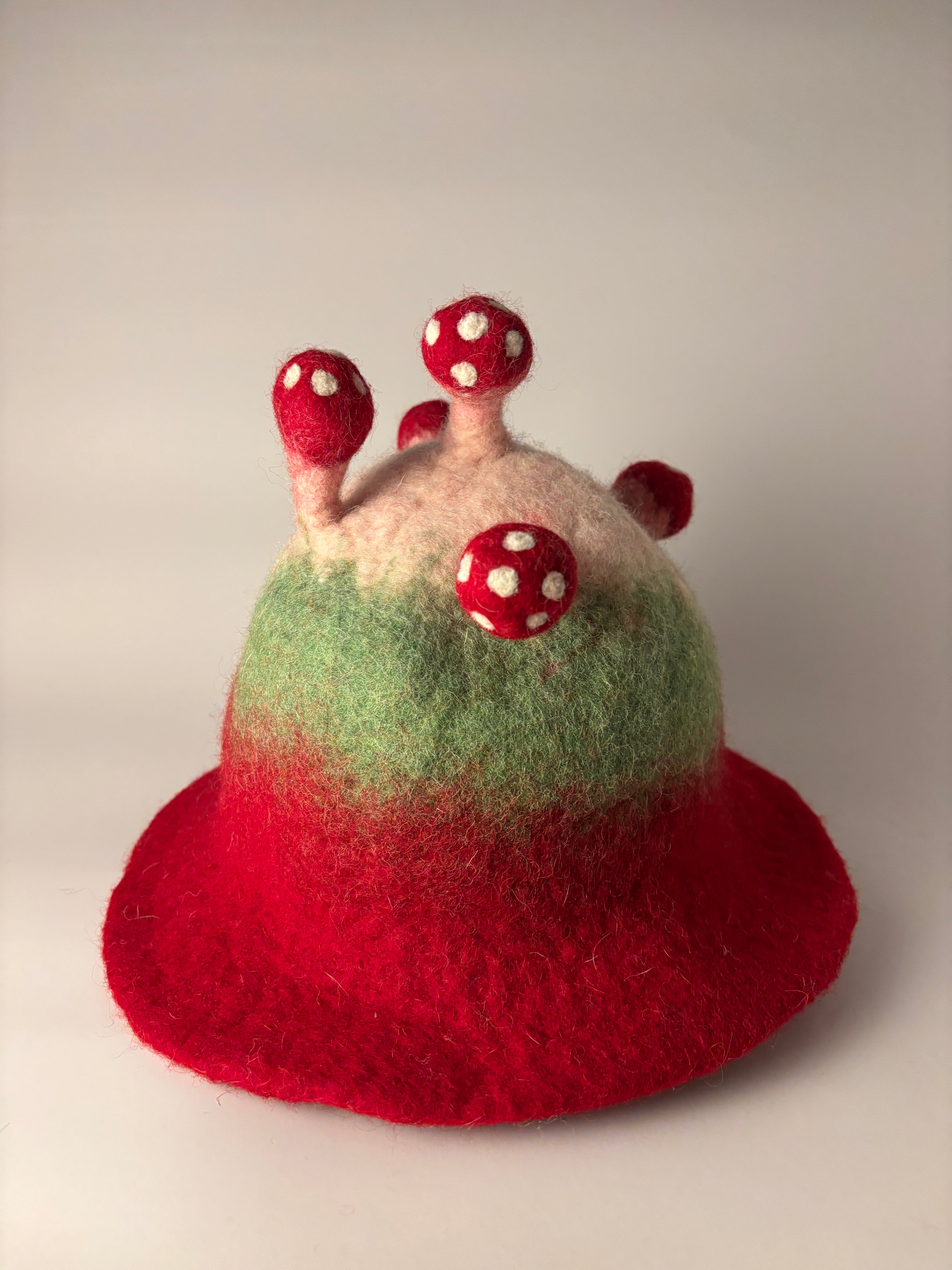 Happy Toadstool - Crimson