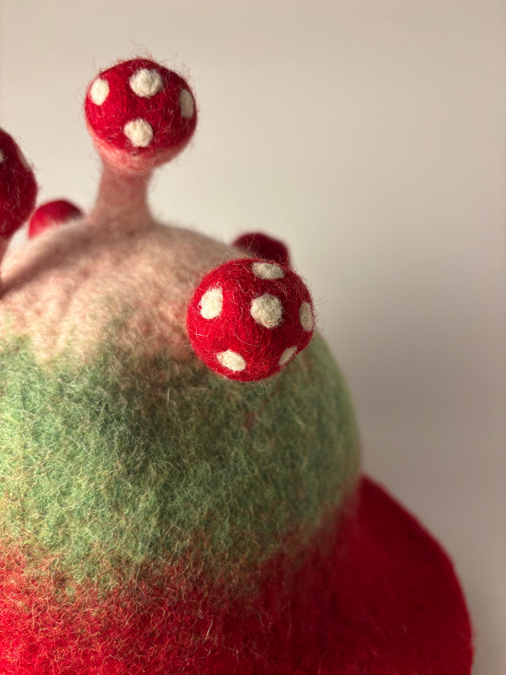 Happy Toadstool - Crimson