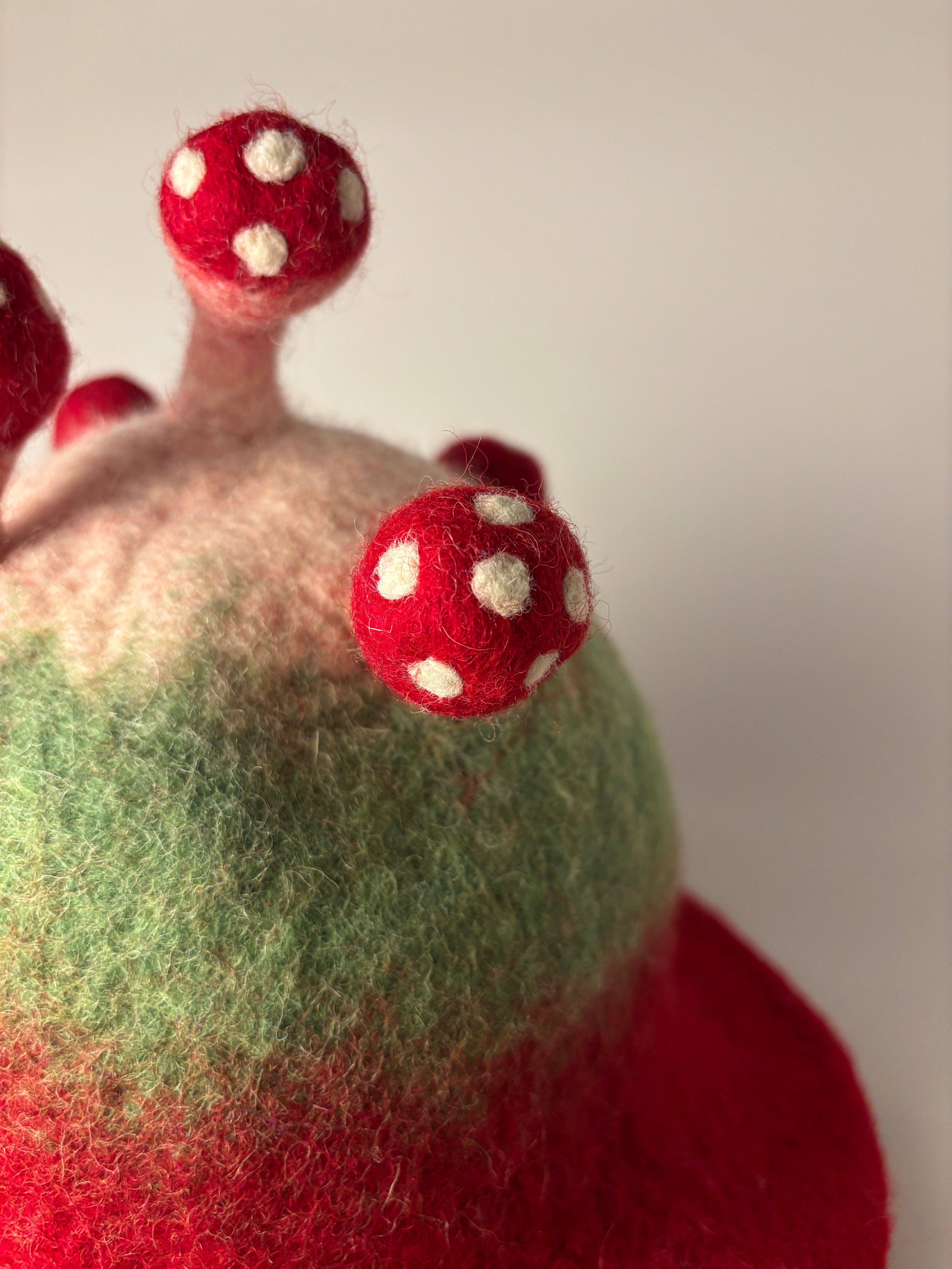 Happy Toadstool - Crimson