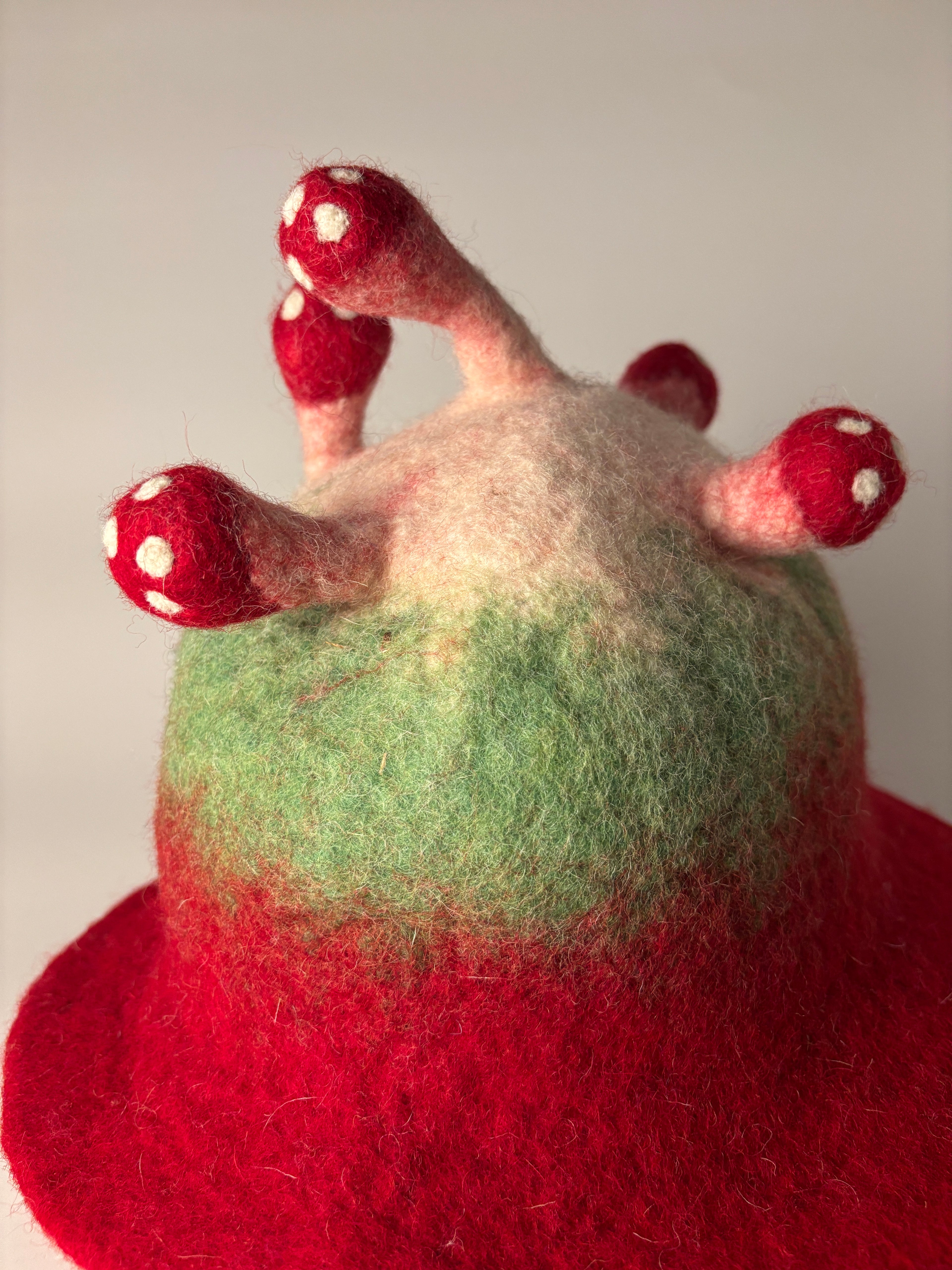 Happy Toadstool - Crimson